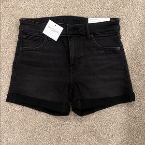 American Eagle Black Denim Shorts